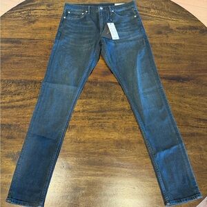 rag & bone Men's Dark Blue Slim Jeans